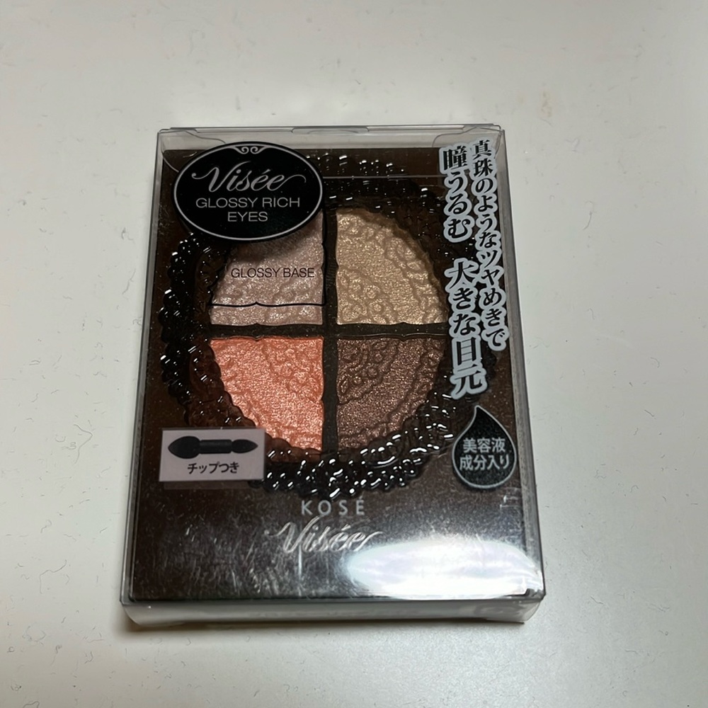 Brand New! Kose Visee Glossy Rich Eyes - OR-6